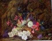 unknow artist Floral, beautiful classical still life of flowers.076 oil on canvas